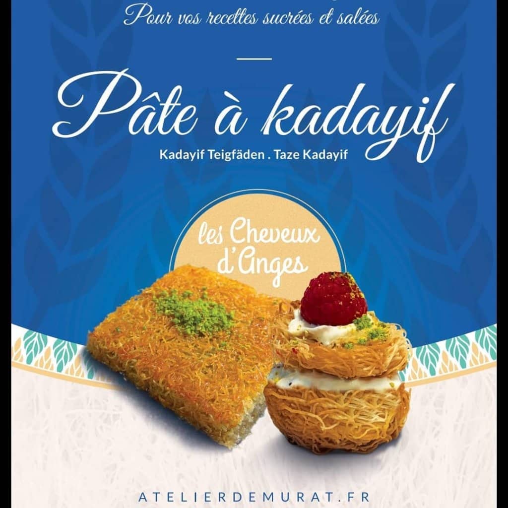 Pâte à Kadayif crue 500 g MURAT fine et légère idéale pour les desserts orientaux
