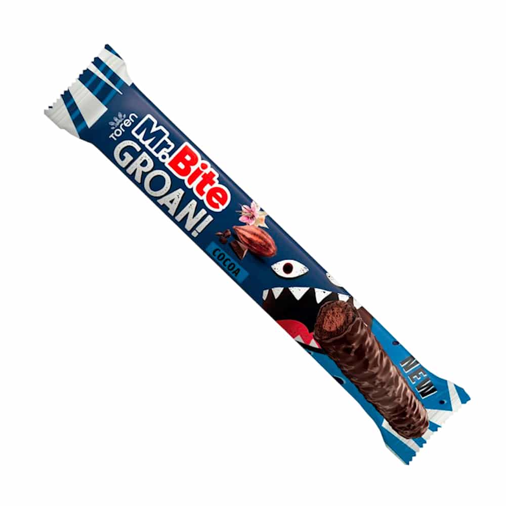 Chocolat à la fraise 35 g GROAN Mr BITE au goût fruité et fondant