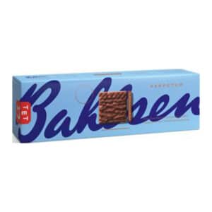 Bahlsen Perpetum gaufres au chocolat au lait 97 g, biscuits croustillants enrobés de chocolat.