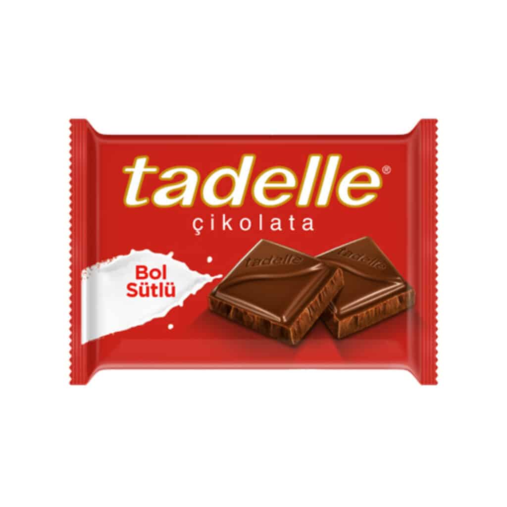Tablette de chocolat au lait TADELLE 60 g, chocolat fondant et gourmand