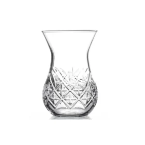 Verres à thé Timeless PASABAHCE 42881 en verre travaillé au design élégant.