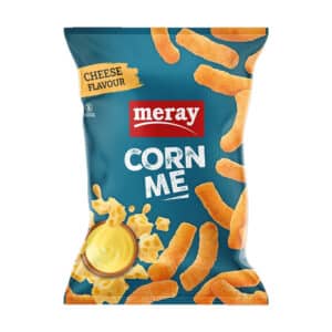 Meray Corn Me cheese-flavored corn snack bag