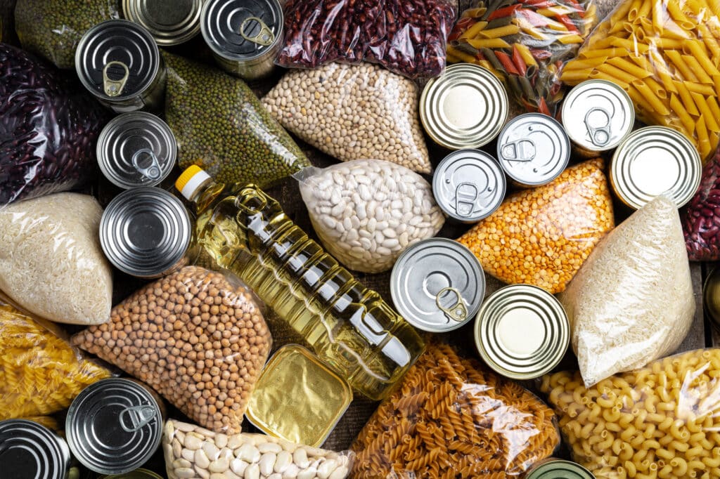 Produits alimentaires vendus par un grossiste pour les professionnels.